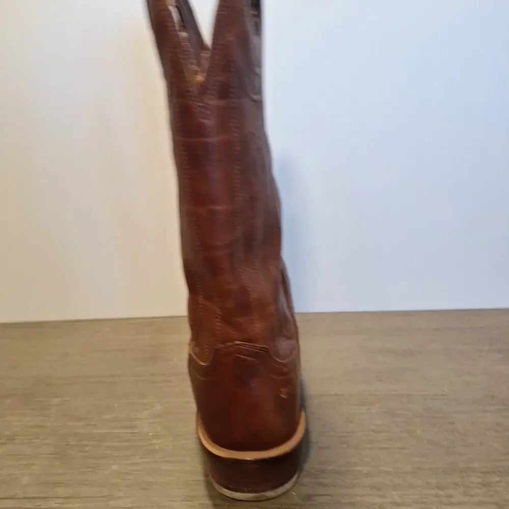 Tacovas Prescott 8.5 Brown Cowboy Boot - Picture 10 of 12